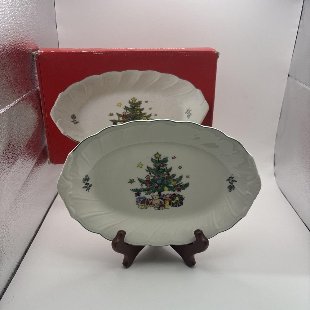 Nikko~Christmastime/Happy Holidays~Relish Tray~IOB
